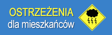 Ostrzeżenia dla mieszkańców